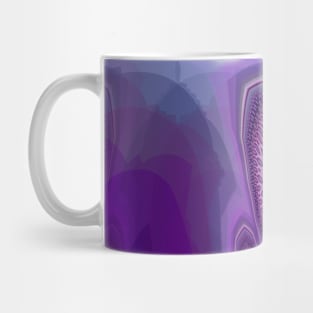 pinky purple up and over design Mug